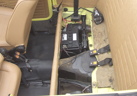 Safety belt 3-point belt rear seat - VW Beetle