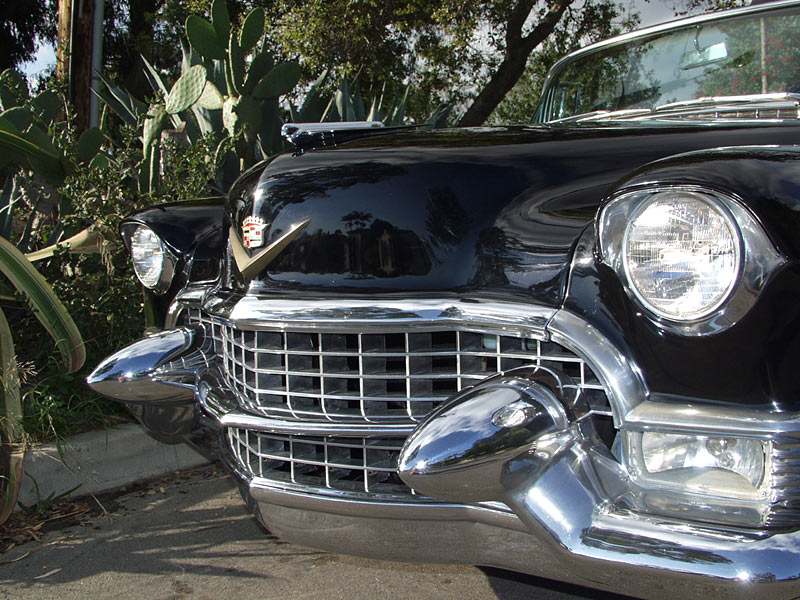 an incredibly loaded all original tripleblack 1955 Cadillac Series 62